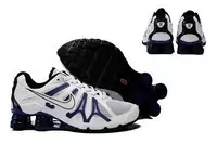 shox turbo+ 13 nike hommes chaussures pas cher white borland